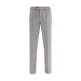 Germano Gray Cotton Casual Pants